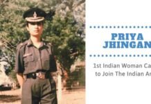 Priya Jhingan: 1st Indian Woman to Join The Indian Army Priya Jhingan - Indian Army