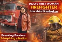 1st Indian Woman Firefighter: Harshini Kanhekar Woman Firefighter Harshini Kanhekar