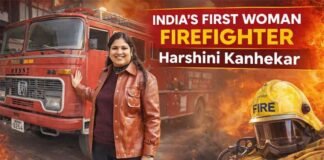 1st Indian Woman Firefighter: Harshini Kanhekar Woman Firefighter Harshini Kanhekar