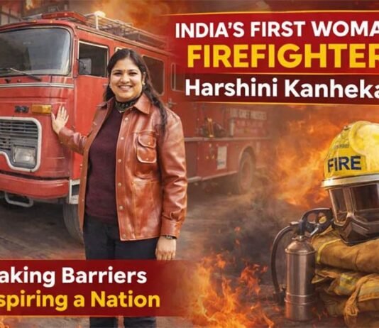 1st Indian Woman Firefighter: Harshini Kanhekar Woman Firefighter Harshini Kanhekar